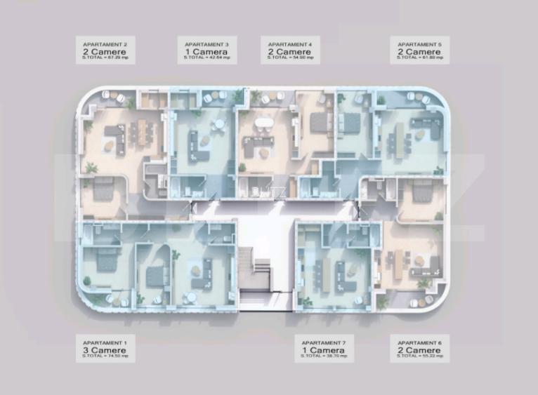 Apartament MODERN 2 camere intr un Complex Rezidential NOU  la un SUPER PRET !! - 3