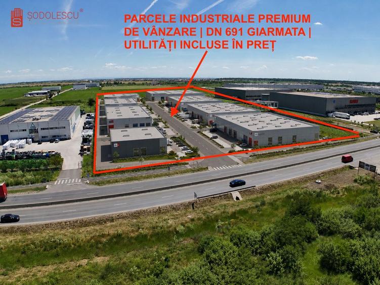 Parcele Industriale DN691 Giarmata | Utilități Incluse