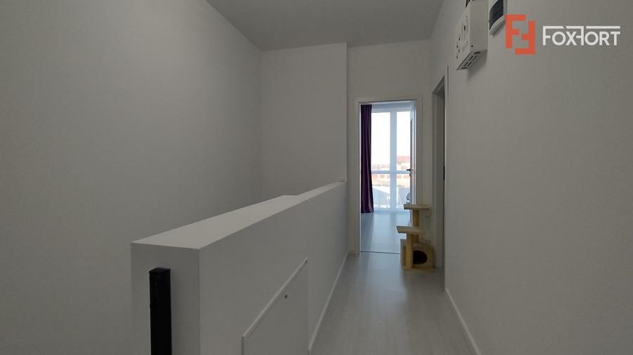 Casa insiruita, 4 camere, Sacalaz - arhitectura moderna, 2 locuri de parcare