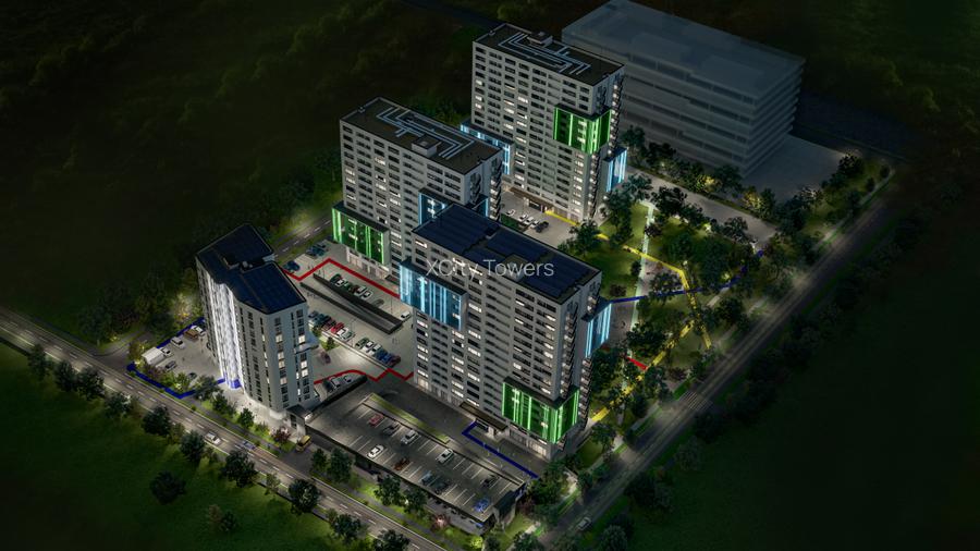 3 camere, de la dezvoltator: XCity Towers- 186945  EURO cu TVA inclus - 6