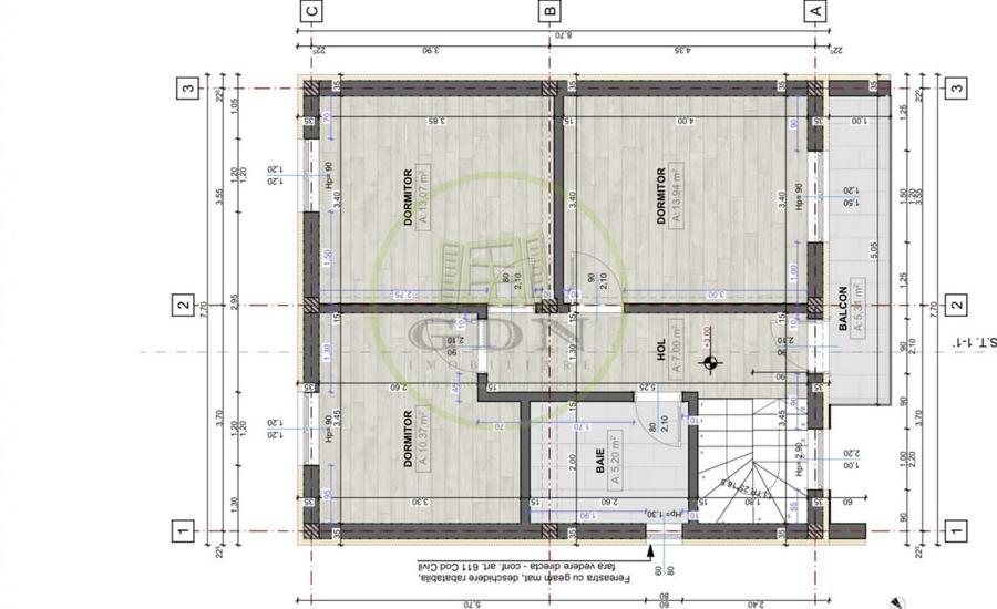 Casa P+1  suprafata utila 102,86mp, teren 200mp, sat Preajba, zona Capsunarie
