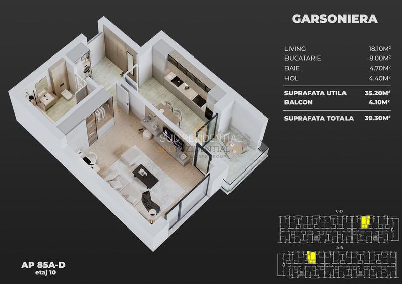 Apartament cu o camera, incalzire in pardoseala, langa metrou Berceni - 4