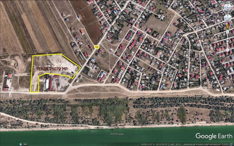 Cumpana-Teren intravilan 26079 mp cu , parcelabil, cu deschidere la trei strazi