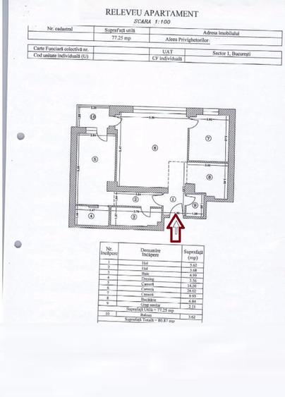Apartament 3 camere - Baneasa | Iancu Nicolae | Ansamblu Rezidential - Parcare