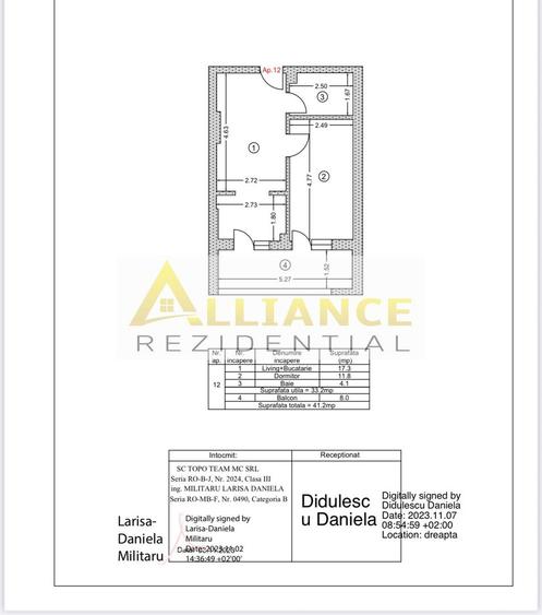 Studio /mobilat și utilat /parcare inclusa/metrou Berceni 15min
