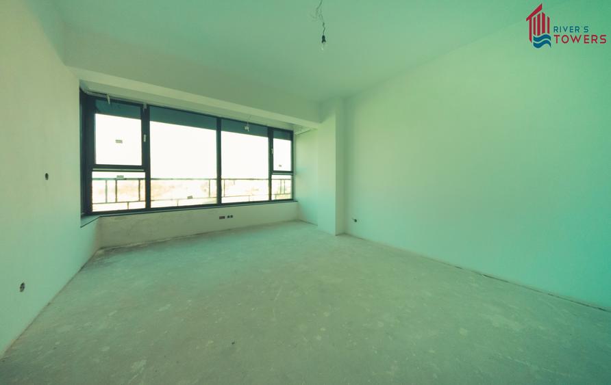 RIVER"S TOWERS - Penthouse finalizat si intabulat, se vinde la alb