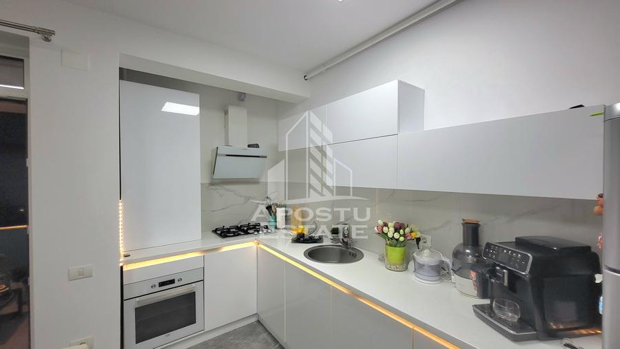 Apartament cu 3 camere,mobilat si utilat modern,Dumbravita,etaj 1