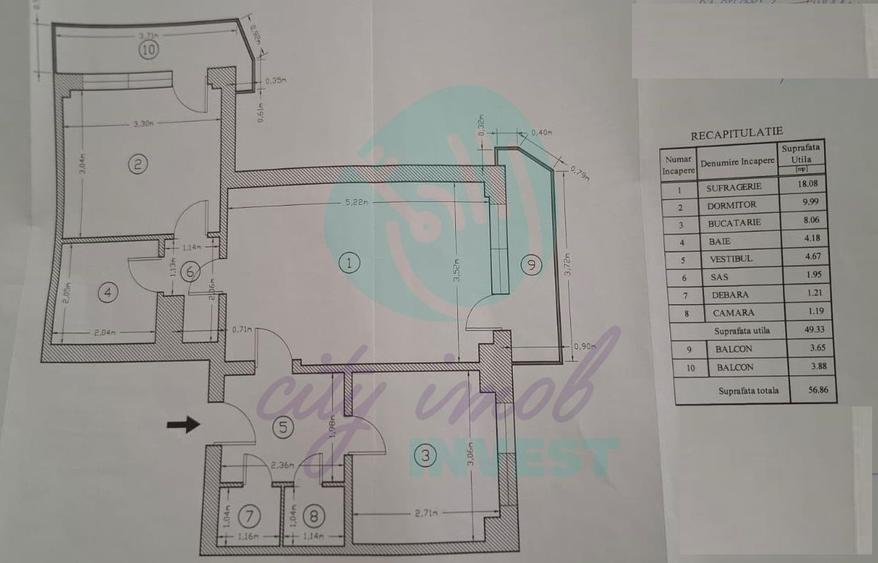 2 camere renovate | Calea Moșilor – Eminescu