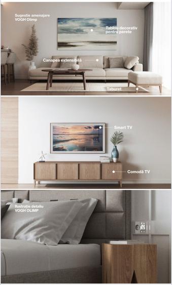VOGH OLIMP | 2 CAMERE | 2 BAI | VEDERE FRONTALA LA MARE