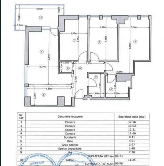 4 CAMERE MOBILAT UTILAT - MOGHIOROS RESIDENCE - SECTOR 6 - DRUMUL TABEREI