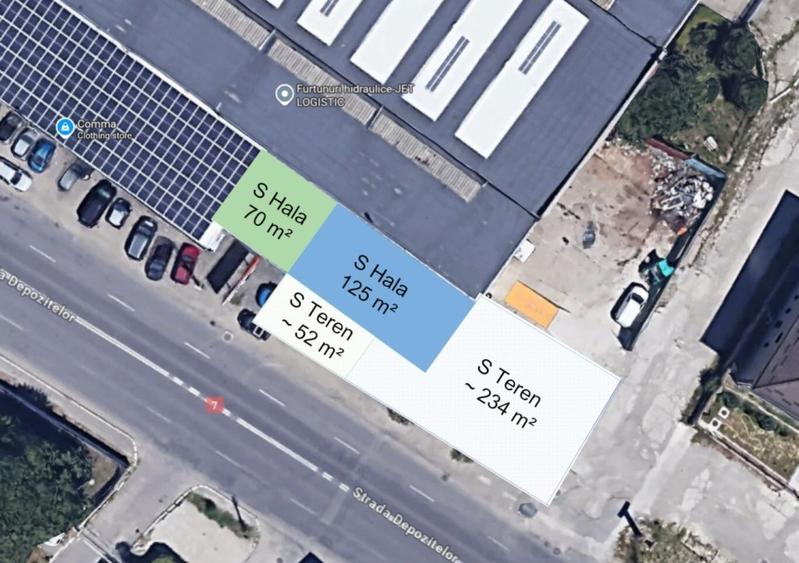 Hala 125 mp + teren 234 | Spatiu Comercial | Pitesti | Strada Depozitelor