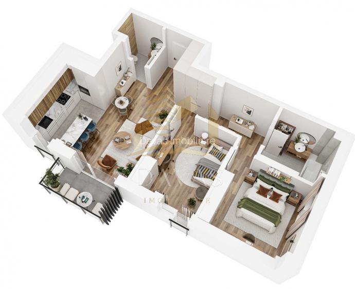 Apartament în bloc Nou de 3 camere - Parcare | Baciu - 2