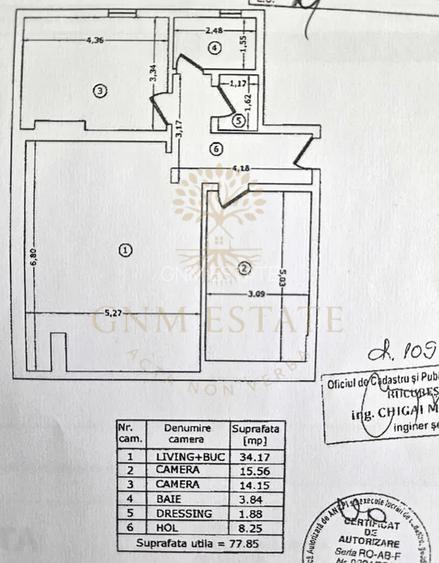 3 Camere 78 m.p. Bloc Nou Zona Gorjului - Parcul Liniei - 8
