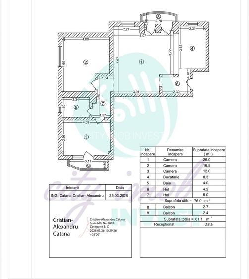 3 camere Matei Basarab - 23