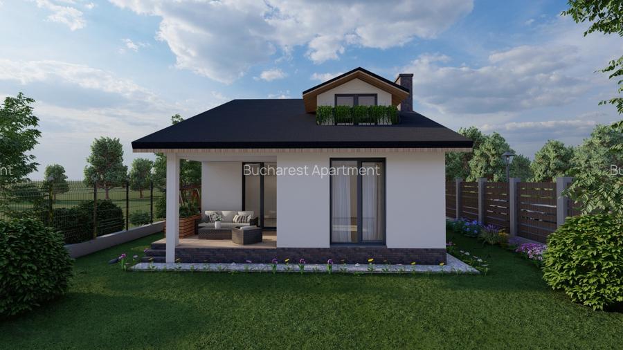 Teren Balotesti Nord Bucharest lot 440 mp cu proiect casa P+1. Investitie. - 4