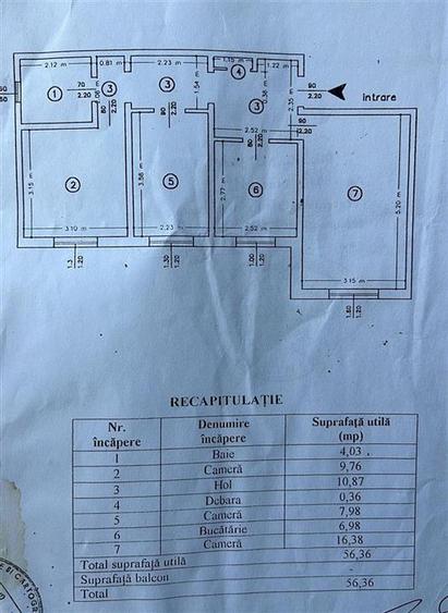 Apartament 3 camere decomandat Petru Poni