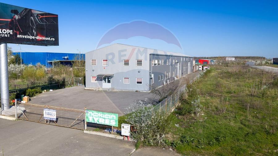 Spațiu Industrial, hala, birouri si teren generos expunere la centura