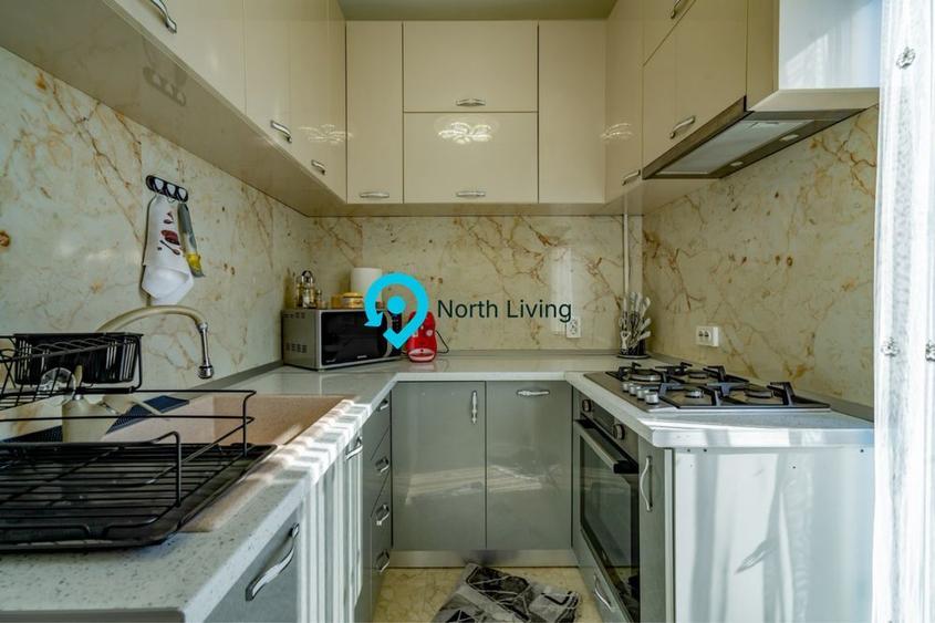 Apartament cu terasa, 99 mp, zona Andronache, mobilat complet