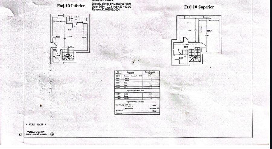 Apartament 3 camere Duplex 12 min Metrou Teclu - 1