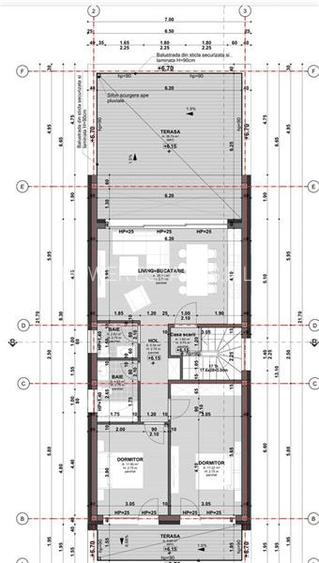 Apartament cu 3 camere, 75 mp utili,terasa 39 mp situat in cartierul Andrei Mure - 26