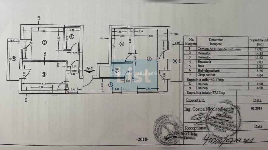 Comision 0! Inchiriere apartament cu 3 camere si parcare in Borhanci - 9