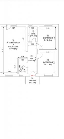 Duplex nou in Dumbravita | 3 camere | 2 bai | teren generos