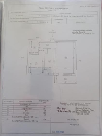 Apartament 3 Camere + parcare | 65,5 mp | Bloc Nou | Finisat Complet | Energia