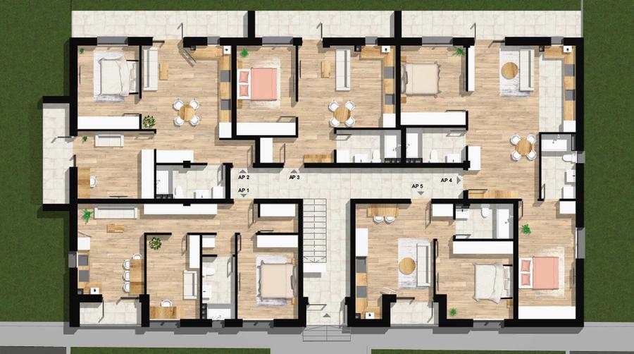 Apartament 3 camere, 70 mp, zona Orasul Vechi