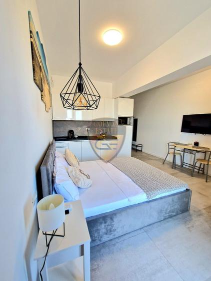 Studio Tomis Villa, 30mp, vedere la mare, Mamaia Nord, balcon, centrala gaz, A/C