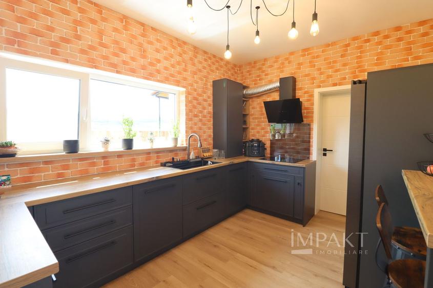 Duplex superb la vanzare, finisat, mobilat, utilat, situat in Chinteni