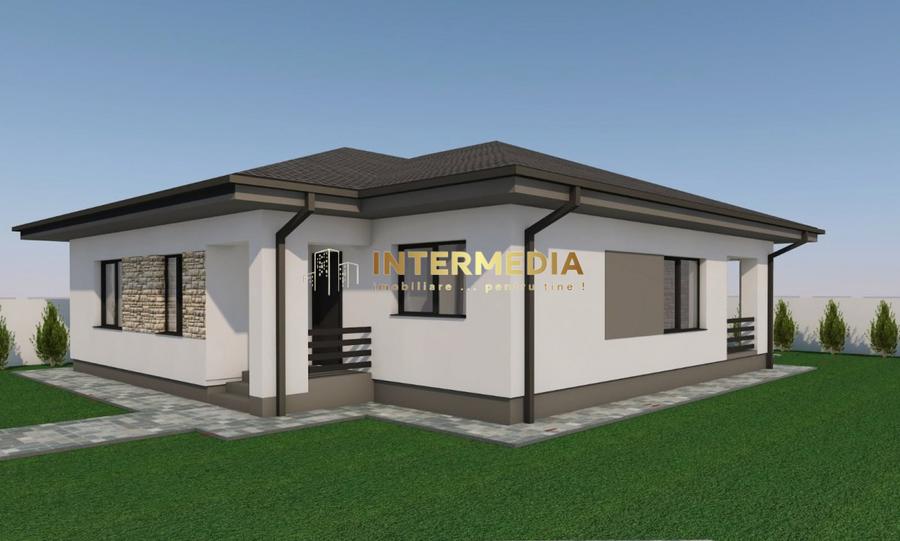 CASA NOUA PE PUN NIVEL I 110 MP I 3 DORMITOARE I LIVING I 2 BAI I TERASA I