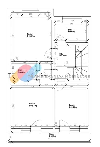 Duplex modern 4 camere, teren 380mp-Dezmir - 12