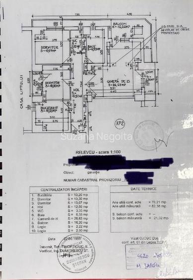 Apartament 4 camere de vânzare Cartier Lapus- 104 mp sup totala - 14