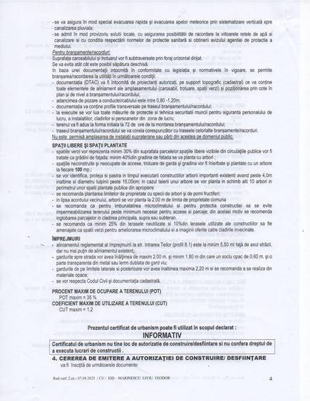 Vanzare teren intravilan imprejmuit 800mp Buftea