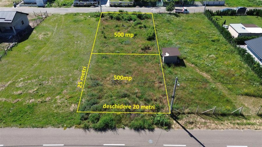 Lot de 500mp de vanzare in Unirea Odobesti cartier nou