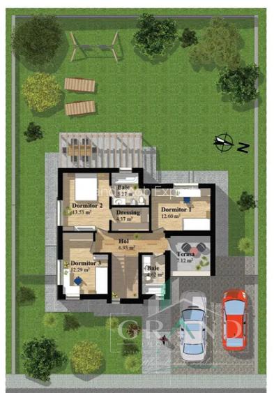 OPORTUNITATE!Casă individuală | 4 camere | 3 băi | Garaj | Terasă | Dezmir - 36