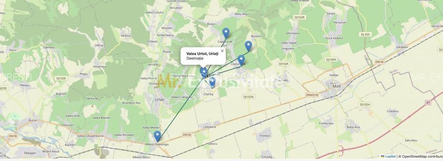Teren Urlați /Utilitati/ 5.555 mp pe Traseul MARVIN si Drumul Vinului - 9