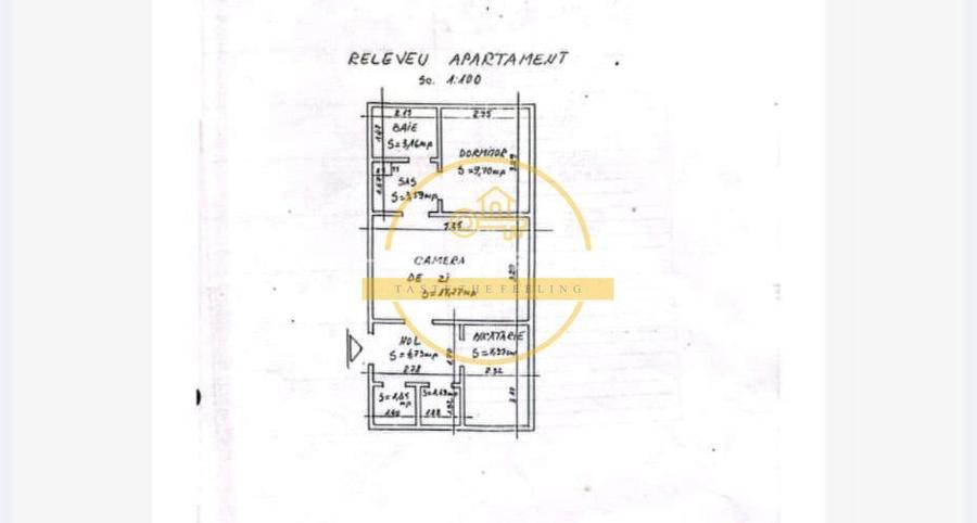 🏠Apartament 2 cam, 49MP, etaj 1 // 📍Piața Unirii - Hotel Unirea