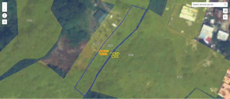 Teren intravilan Rm. Valcea, str. Morilor 1.070 mp