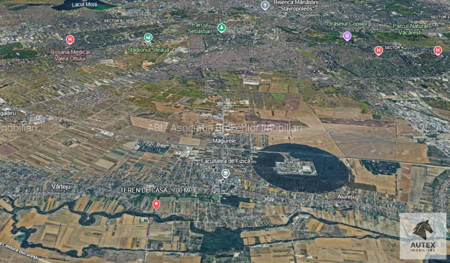 Teren casa 700 mp la Asfalt aproape de Centrul orasului Magurele - 14