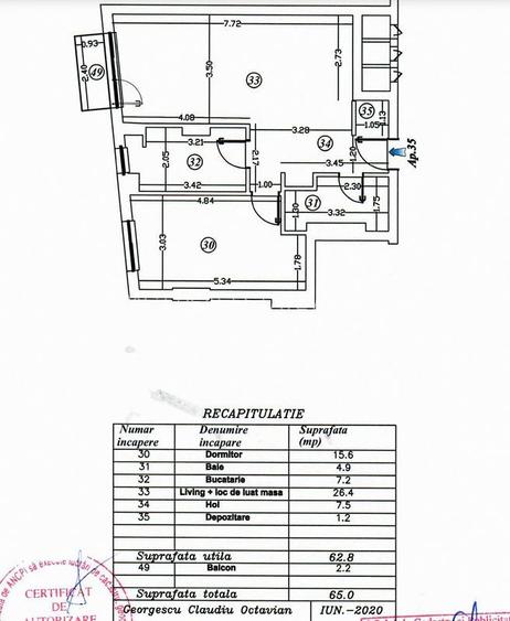 2 camere| BIHARIA- BANEASA| LOC DE PARCARE - 1