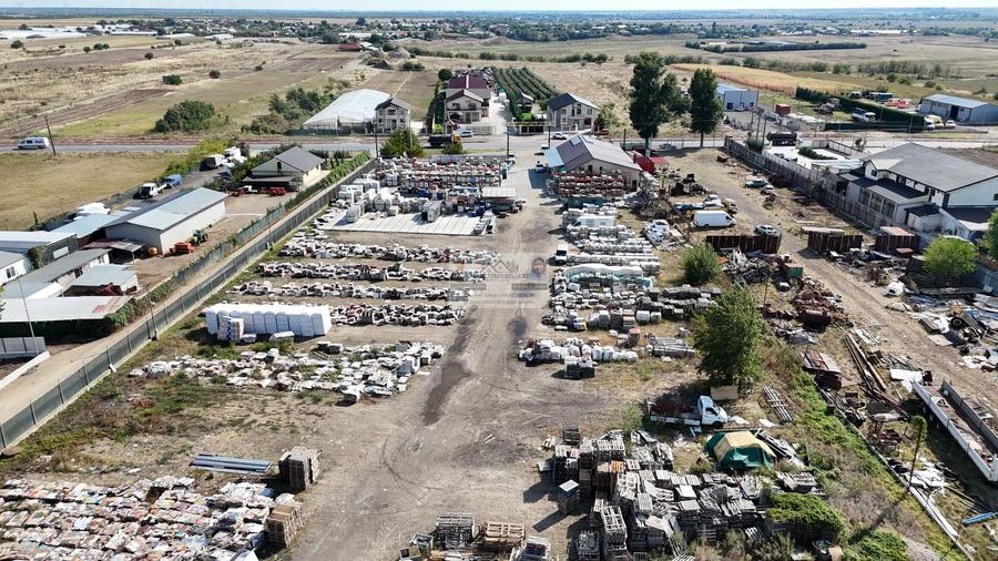 Depozit materiale de constructii/Teren 16400 mp/Tecuci