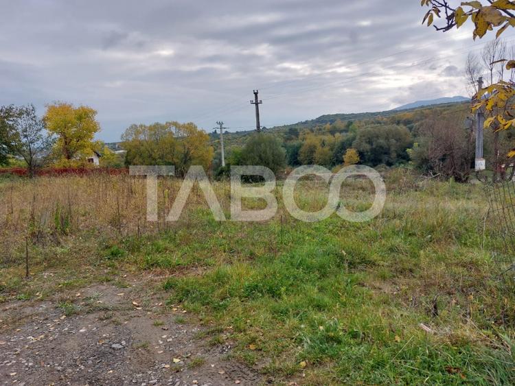 Teren intravilan 507 mp deschidere 17 m PUZ aprobat Cisnadioara Sibiu