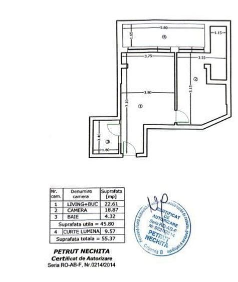 Apartament 2 camere, mobilat/utilat, direct dezvoltator