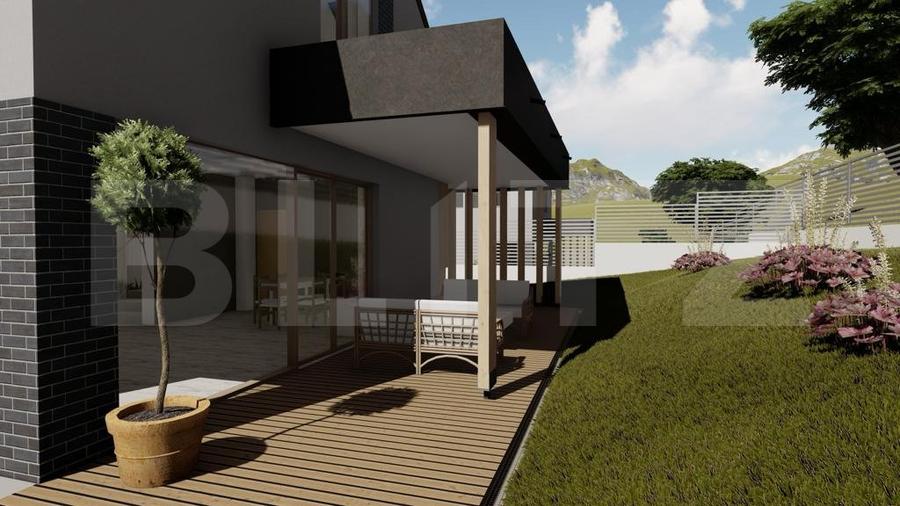 Casa 125 mp teren 500 mp zona profi materiale premium
