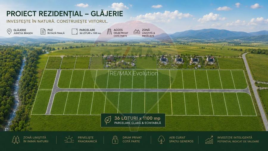 Comision 0 | Teren cu priveliște superbă | Glăjărie | Râșnov - 3