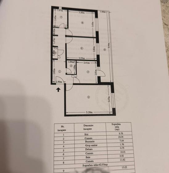 Apartament 3 camere DECOMANDAT, Nicolina 2-Clopotari, 72mp !