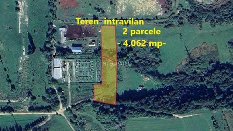 Teren intravilan - 2 parcele - 4.062 mp, Beclean - 4