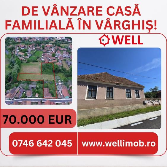 De vânzare casă familială în Vârghiș!