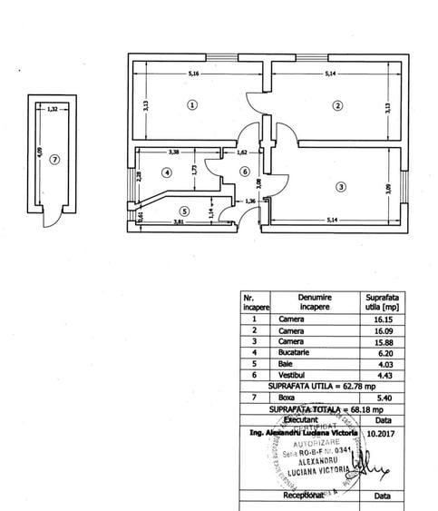Apartament 3 Camere | Semidecomandat | Floreasca